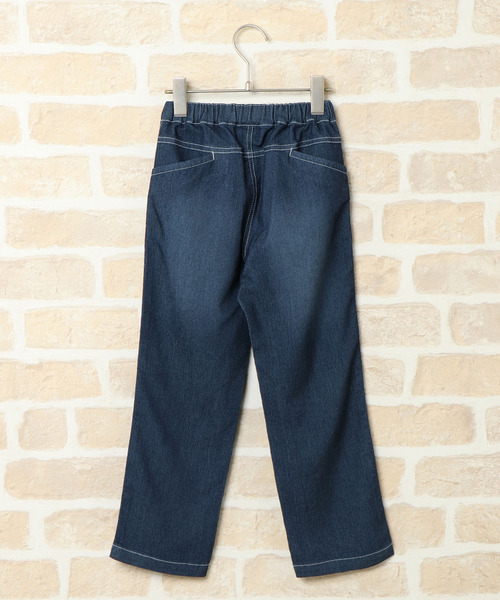 ikka(イッカ)の「【キッズ】ウィンドメッシュデニムパンツ(120~160cm)(デニムパンツ・キッズ・ブルー・120/130/140/150/160)」の2枚目の写真