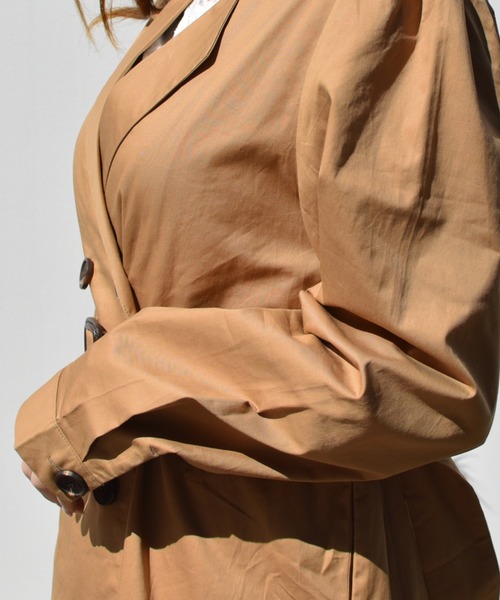PairPair（ペアペア）の「ワンピース風トレンチコート（トレンチコート・レディース・ベージュ/ピンクベージュ・FREE）」の9枚目の写真