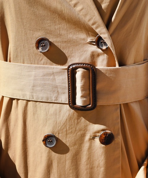 PairPair（ペアペア）の「ワンピース風トレンチコート（トレンチコート・レディース・ベージュ/ピンクベージュ・FREE）」の11枚目の写真