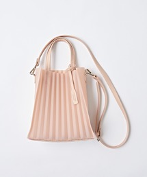 プリーツ加工2WAYバッグ