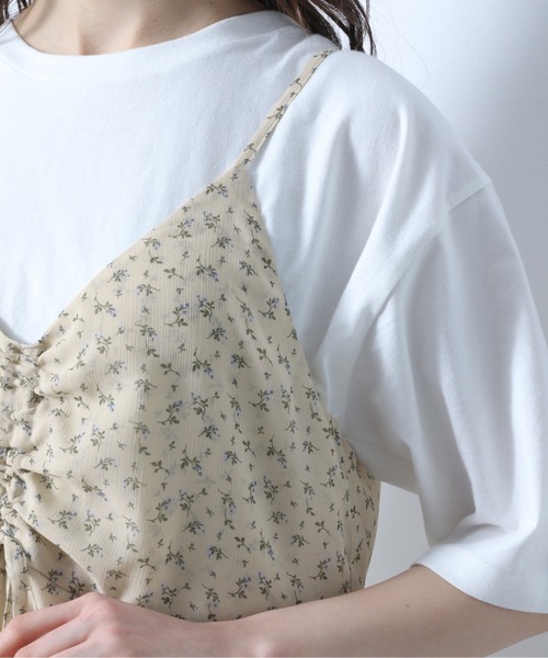 Heather（ヘザー）の「レトロコバナガラキャミワンピース　887123（ワンピース・レディース・ブラウン系その他/ベージュ系その他/グリーン系その他・FREE）」の11枚目の写真