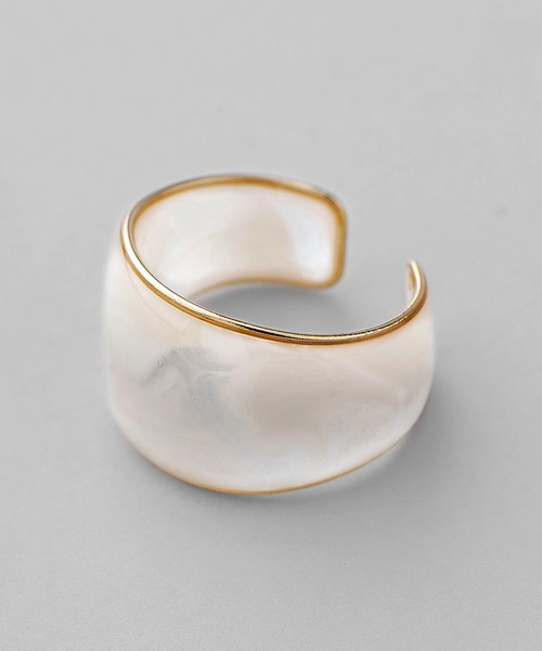 ANEMONE（アネモネ）の「クリアカラーワイドリング（リング・レディース・クリア/グレー/オレンジ/ホワイト/ピンク/グリーン・FREE）」の8枚目の写真