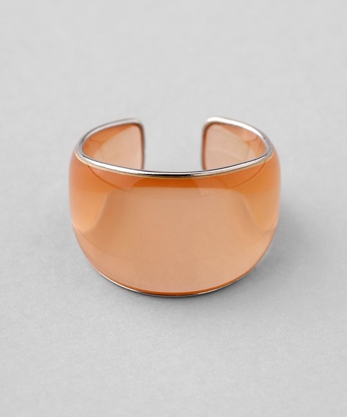 ANEMONE（アネモネ）の「クリアカラーワイドリング（リング・レディース・クリア/グレー/オレンジ/ホワイト/ピンク/グリーン・FREE）」の10枚目の写真