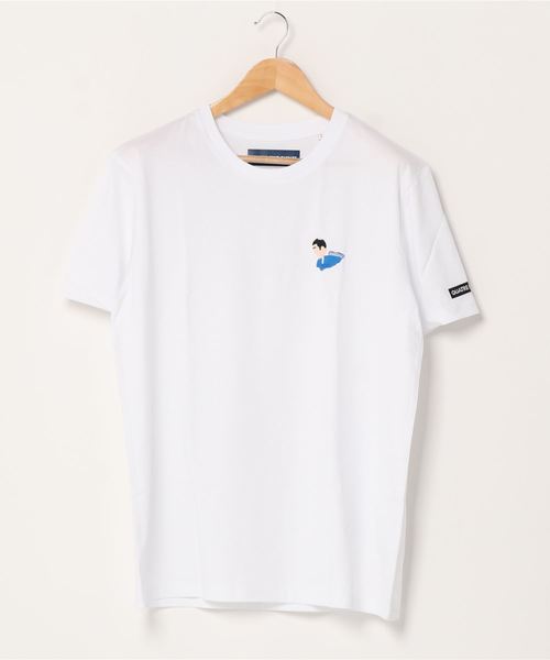 tシャツ 「QUATRE CENT QUINZE/キャトルサンキャーンズ」LEGEND EMBROIDERY TEE (UN) レディース メンズ セール】【QUATRE CENT QUINZE/キャトルサンキャーンズ】（UN
