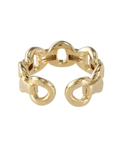 EMODA（エモダ）の「ワイドチェーンリング（リング・レディース・シルバー/ゴールド・FREE）」の6枚目の写真