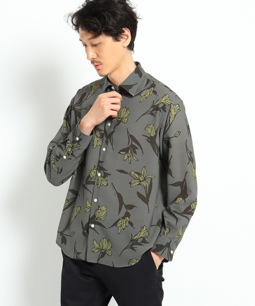 セール ダークフラワープリントシャツ シャツ ブラウス Takeo Kikuchi タケオキクチ のファッション通販 Zozotown