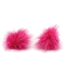 Ray BEAMS | te to te / ファー&パール ピアス(ピアス（両耳用）)