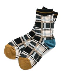 BREEZE | ボーダーチェックソックス(ソックス/靴下)
