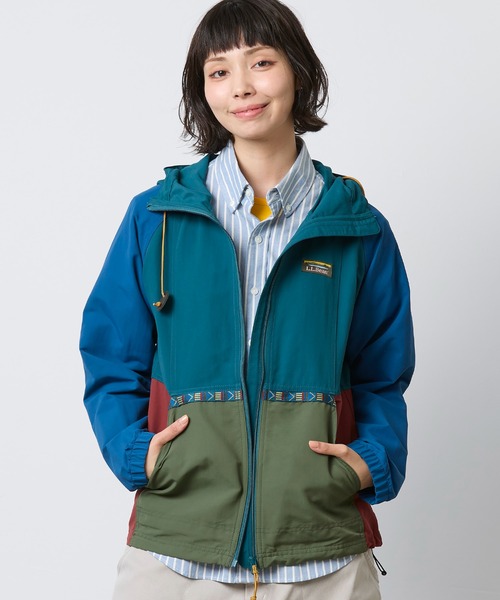 L.L.Bean(エルエルビーン)の「マウンテン・クラシック・ジャケット、マルチカラー ジャパン・フィット(マウンテンパーカー・レディース・グリーン×オレンジ/グリーン系その他/パープル系その他/レッド系その他/ホワイト×ブルー/ブルー系その他/オレンジ系その他/ホワイト系その他・LARGE/SMALL/X-SMALL/MEDIUM/X-LARGE)」の11枚目の写真