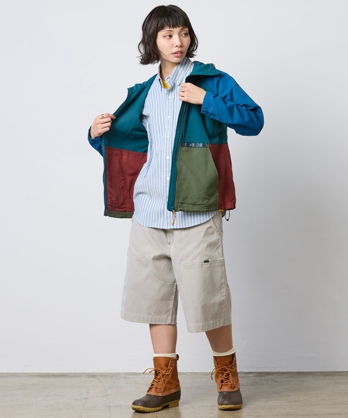 L.L.Bean(エルエルビーン)の「マウンテン・クラシック・ジャケット、マルチカラー ジャパン・フィット(マウンテンパーカー・レディース・グリーン×オレンジ/グリーン系その他/パープル系その他/レッド系その他/ホワイト×ブルー/ブルー系その他/オレンジ系その他/ホワイト系その他・LARGE/SMALL/X-SMALL/MEDIUM/X-LARGE)」の21枚目の写真
