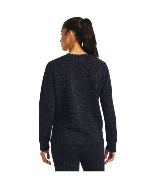 UNDER ARMOUR（アンダーアーマー）の「UAライバルフリース レフトチェスト クルー(トレーニング/WOMEN)（スウェット・レディース・グレー/ブラック・LG/XL/MD/SM）」の3枚目の写真