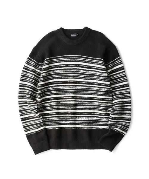 CRAFT STANDARD BOUTIQUE（クラフトスタンダードブティック）の「クルーネックソフトニットプルオーバー＊（ニット/セーター・メンズ・ブラック/ダークブラウン/アイボリー/ピンク系その他2・LL/M/L）」の14枚目の写真