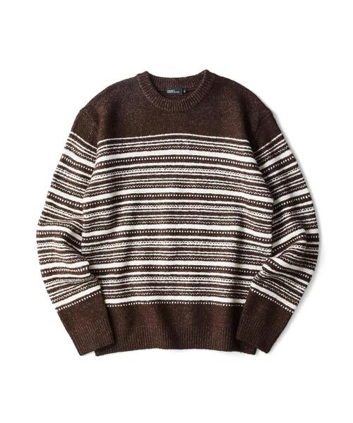 CRAFT STANDARD BOUTIQUE（クラフトスタンダードブティック）の「クルーネックソフトニットプルオーバー＊（ニット/セーター・メンズ・ブラック/ダークブラウン/アイボリー/ピンク系その他2・LL/M/L）」の16枚目の写真