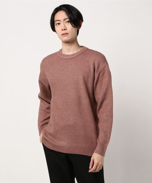 CRAFT STANDARD BOUTIQUE（クラフトスタンダードブティック）の「クルーネックソフトニットプルオーバー＊（ニット/セーター・メンズ・ブラック/ダークブラウン/アイボリー/ピンク系その他2・LL/M/L）」の19枚目の写真