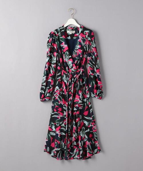 DIANE von FURSTENBERG★リーフ フレアー ワンピース★関税込 DIANE von FURSTENBERG - DIANE VON FURSTENBERG(DVF)(ダイアン