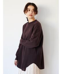 Green　Parks（グリーンパークス）の「裏起毛カットチュニック＊★（チュニック・レディース）」