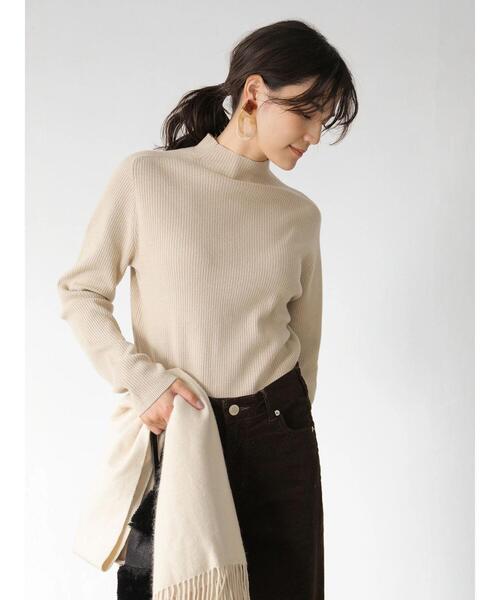 AMERICAN HOLIC（アメリカンホリック）の「ミニハイネックリブニットプルオーバー ＊（ニット/セーター・レディース・ブラック/ブラウン/アイボリー/その他7/ブルーグリーン/ライトベージュ/テラコッタ・M/L）」の18枚目の写真