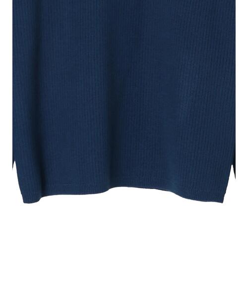 AMERICAN HOLIC（アメリカンホリック）の「ミニハイネックリブニットプルオーバー ＊（ニット/セーター・レディース・ブラック/ブラウン/アイボリー/その他7/ブルーグリーン/ライトベージュ/テラコッタ・M/L）」の8枚目の写真