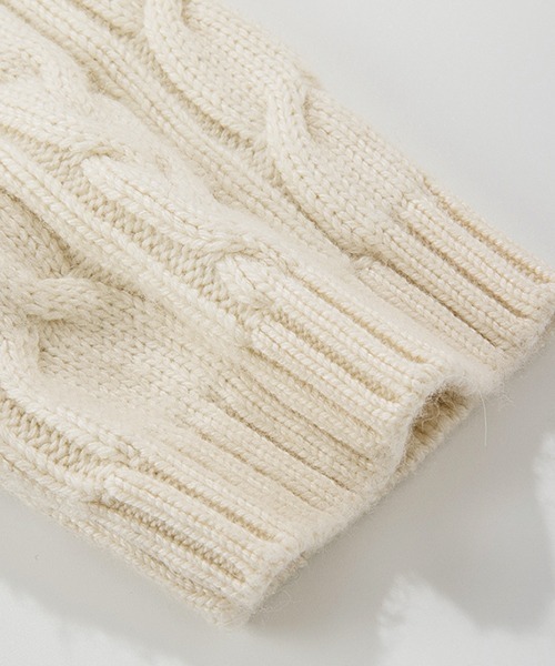 Fano Studios(ファノ ストゥディオズ)の「【Fano Studios】Cable knit bolero FD20S128(カーディガン/ボレロ・レディース・アイボリー・L/M/S)」の16枚目の写真