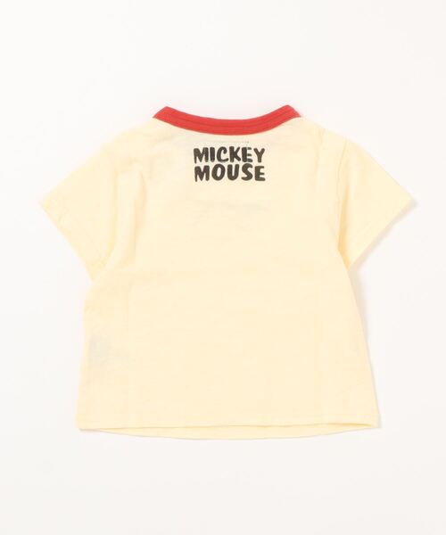 Disney（ディズニー）の「【Disney】ミッキーマウス/半袖Tシャツ（80～150cm）（Tシャツ/カットソー・キッズ・ベージュ/グリーン/レッド/キナリ/チャコール/ブルー・80/100/110/120/130/140/90/150/95）」の17枚目の写真