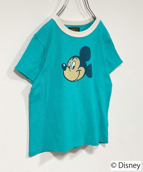 Disney（ディズニー）の「【Disney】ミッキーマウス/半袖Tシャツ（80～150cm）（Tシャツ/カットソー・キッズ・ベージュ/グリーン/レッド/キナリ/チャコール/ブルー・80/100/110/120/130/140/90/150/95）」の5枚目の写真
