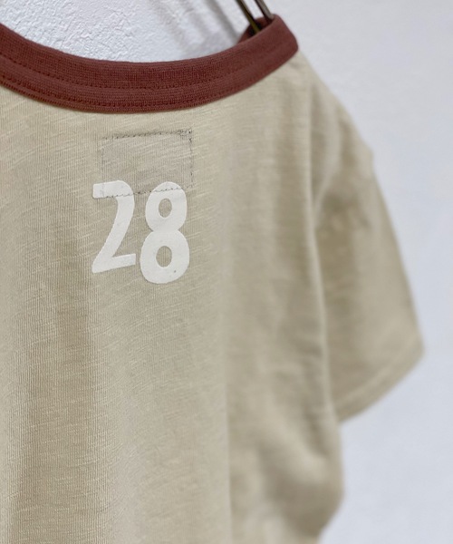 Disney（ディズニー）の「【Disney】ミッキーマウス/半袖Tシャツ（80～150cm）（Tシャツ/カットソー・キッズ・ベージュ/グリーン/レッド/キナリ/チャコール/ブルー・80/100/110/120/130/140/90/150/95）」の8枚目の写真