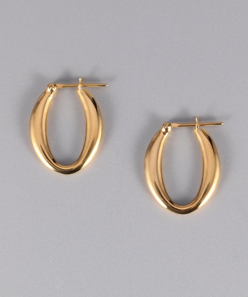 PAS TIERRA（パティエラ）の「【Lien】オーピアス（ピアス（両耳用）・レディース・シルバー/イエローゴールド・FREE）」の2枚目の写真