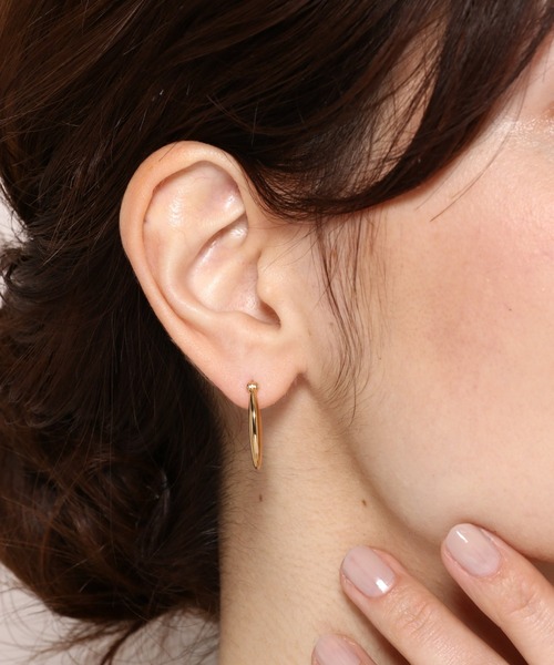 PAS TIERRA（パティエラ）の「【Lien】オーピアス（ピアス（両耳用）・レディース・シルバー/イエローゴールド・FREE）」の14枚目の写真