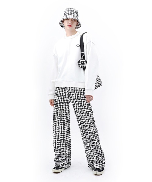 BASIC COTTON（ベーシックコットン）の「『BASIC COTTON/ベーシックコットン』BCN logo stitch bucket hat/ロゴステッチバケットハット（ハット・レディース・ブラック/A・FREE）」の9枚目の写真