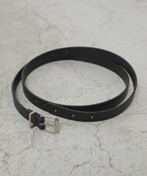 y/m by れぽすけ(イムバイレポスケ)の「ロングテールベルト(ベルト・メンズ・ブラック・FREE)」の9枚目の写真