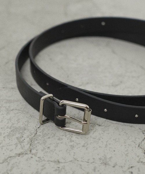 y/m by れぽすけ(イムバイレポスケ)の「ロングテールベルト(ベルト・メンズ・ブラック・FREE)」の10枚目の写真
