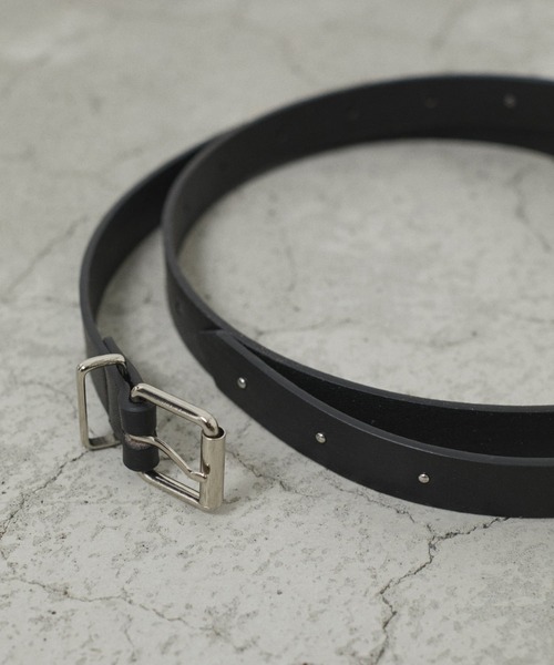 y/m by れぽすけ(イムバイレポスケ)の「ロングテールベルト(ベルト・メンズ・ブラック・FREE)」の11枚目の写真