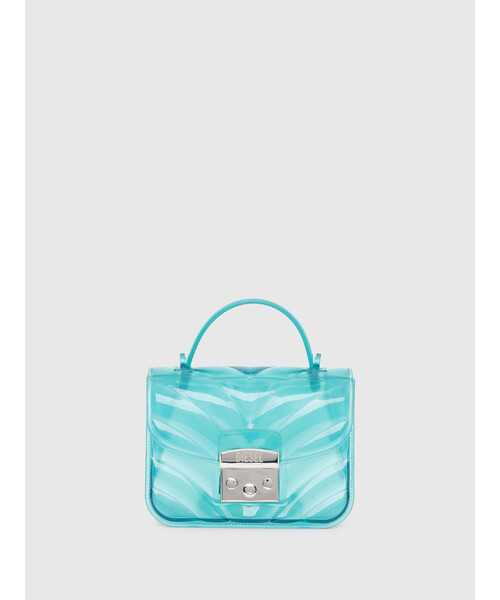 DIESEL(ディーゼル)の「レディース クリア ミニバッグ(ショルダーバッグ・レディース・ピンク/ブルー・UNI)」の9枚目の写真