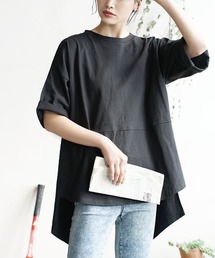 zootie（ズーティー）の「【汗が染みない デザインTシャツ】 汗しみない Tシャツ［バックスリット］ 汗染み防止（Tシャツ/カットソー・レディース）」