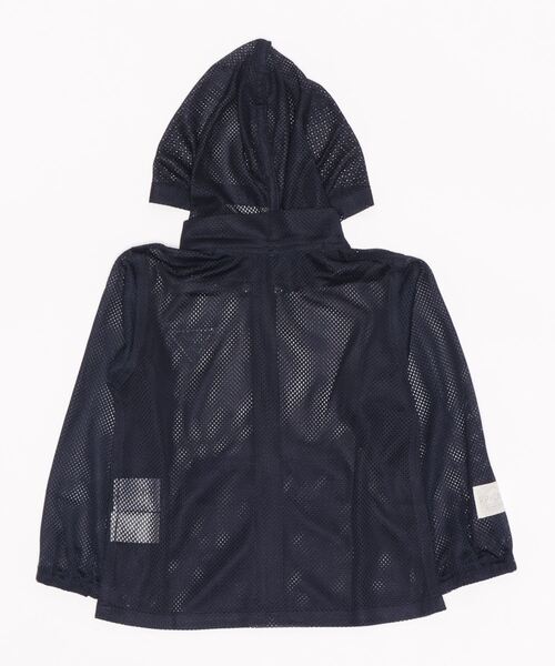 KP BOY（ケーピーボーイ）の「CAYA 虫除け(インセクトシールド)フード付きメッシュパーカー(100-130cm)（パーカー・キッズ・ブルー系その他/スカイブルー・120cm/130cm/110cm/100cm）」の5枚目の写真