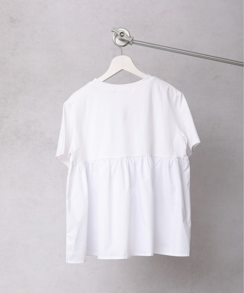 Bonjour Sagan（ボンジュールサガン）の「裾フリルTEE【ZOZO限定アイテム】（Tシャツ/カットソー・レディース・ホワイト/ブラック・FREE）」の19枚目の写真