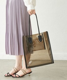 ROPE' PICNIC | 【A4対応】クロコ型押しコンビクリアトートバッグ(トートバッグ)