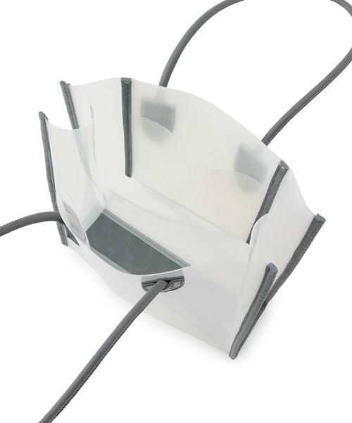 ROPE' PICNIC(ロペピクニック)の「【A4対応】クロコ型押しコンビクリアトートバッグ(トートバッグ・レディース・ブラック/ブラウン/ブルー・FREE)」の8枚目の写真