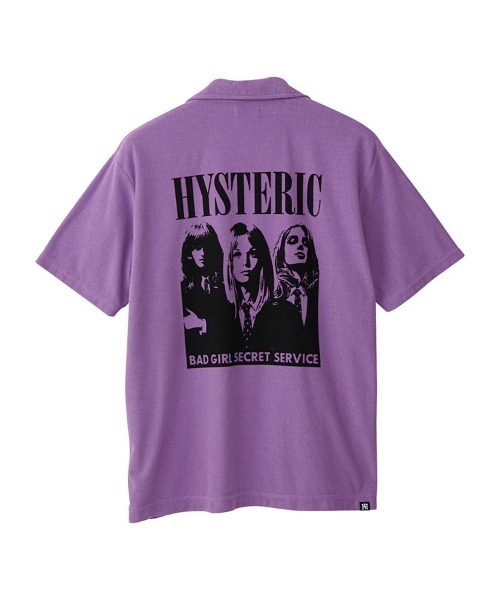 HYSTERIC GLAMOUR(ヒステリックグラマー)の「SECRET SERVICE シャツ(シャツ/ブラウス・メンズ・グリーン/パープル/ブラック・MEDIUM/LARGE/SMALL)」の4枚目の写真