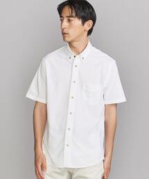 BEAUTY&YOUTH UNITED ARROWS | BY カット シャンブレー ボタンダウン スリム ショートスリーブシャツ(シャツ/ブラウス)