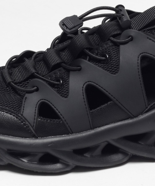 SVEC（シュベック）の「グルカ ボリューム ダッドスニーカー サンダル（サンダル・メンズ・ブラック/ベージュ/ブラック×ホワイト/ホワイト・43/41/39/44/42/40）」の17枚目の写真