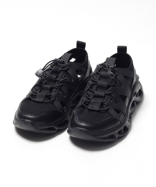 SVEC（シュベック）の「グルカ ボリューム ダッドスニーカー サンダル（サンダル・メンズ・ブラック/ベージュ/ブラック×ホワイト/ホワイト・43/41/39/44/42/40）」の18枚目の写真