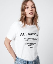 ALLSAINTS | CO-ORDINATES BOYFRIEND T-SHIRT | CO-ORDINATES ボーイフレンド Tシャツ(Tシャツ/カットソー)
