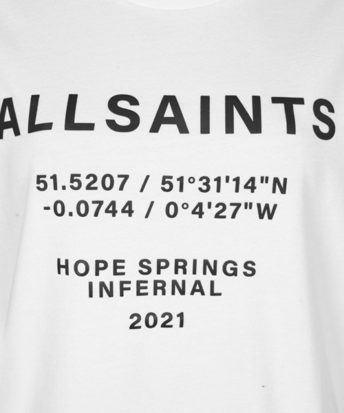ALLSAINTS（オールセインツ）の「CO-ORDINATES BOYFRIEND T-SHIRT | CO-ORDINATES ボーイフレンド Tシャツ（Tシャツ/カットソー・レディース・グリーン系/ブラック/ホワイト・M/S/XS）」の17枚目の写真