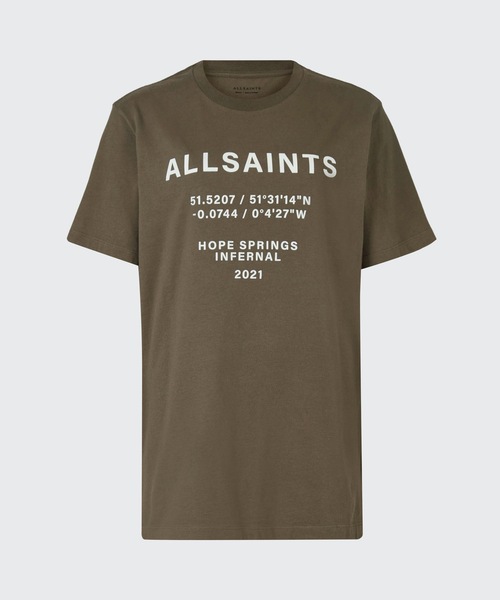 ALLSAINTS（オールセインツ）の「CO-ORDINATES BOYFRIEND T-SHIRT | CO-ORDINATES ボーイフレンド Tシャツ（Tシャツ/カットソー・レディース・グリーン系/ブラック/ホワイト・M/S/XS）」の18枚目の写真