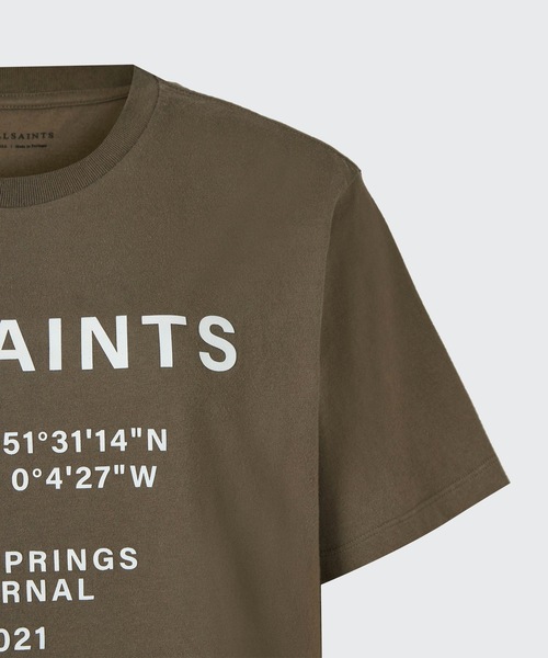 ALLSAINTS（オールセインツ）の「CO-ORDINATES BOYFRIEND T-SHIRT | CO-ORDINATES ボーイフレンド Tシャツ（Tシャツ/カットソー・レディース・グリーン系/ブラック/ホワイト・M/S/XS）」の20枚目の写真