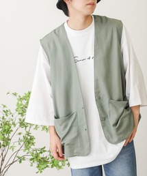 SENSE OF PLACE by URBAN RESEARCH | リネンレーヨンベスト(その他アウター)