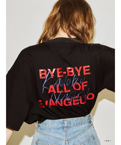 jouetie（ジュエティ）の「シン・エヴァンゲリオン劇場版 BIG Tシャツ（Tシャツ/カットソー・レディース・オフホワイト/ピンク/ブラック・MEDIUM）」の16枚目の写真