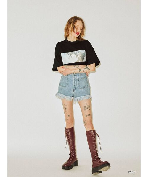 jouetie（ジュエティ）の「シン・エヴァンゲリオン劇場版 BIG Tシャツ（Tシャツ/カットソー・レディース・オフホワイト/ピンク/ブラック・MEDIUM）」の10枚目の写真