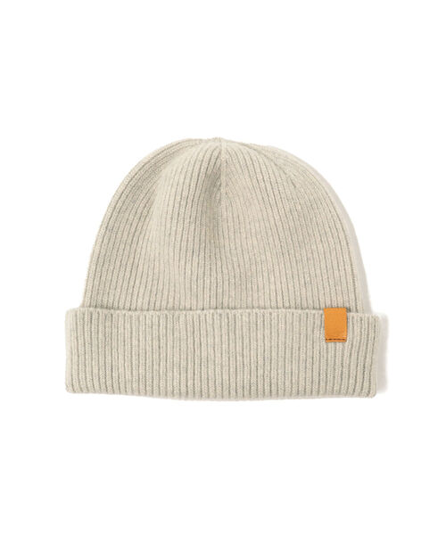 BEAMS LIGHTS（ビームスライツ）の「BEAMS LIGHTS / ウール ニット キャップ（ニットキャップ/ビーニー・メンズ・チャコールグレー/ダークグリーン/ベージュ/ブラウン・ONE SIZE）」の4枚目の写真